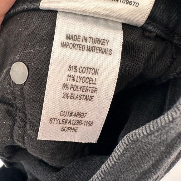 AGOLDE Sophie Ankle Denim Jean in Reverb Wash A123B-1158 // 26 - Picture 9 of 11